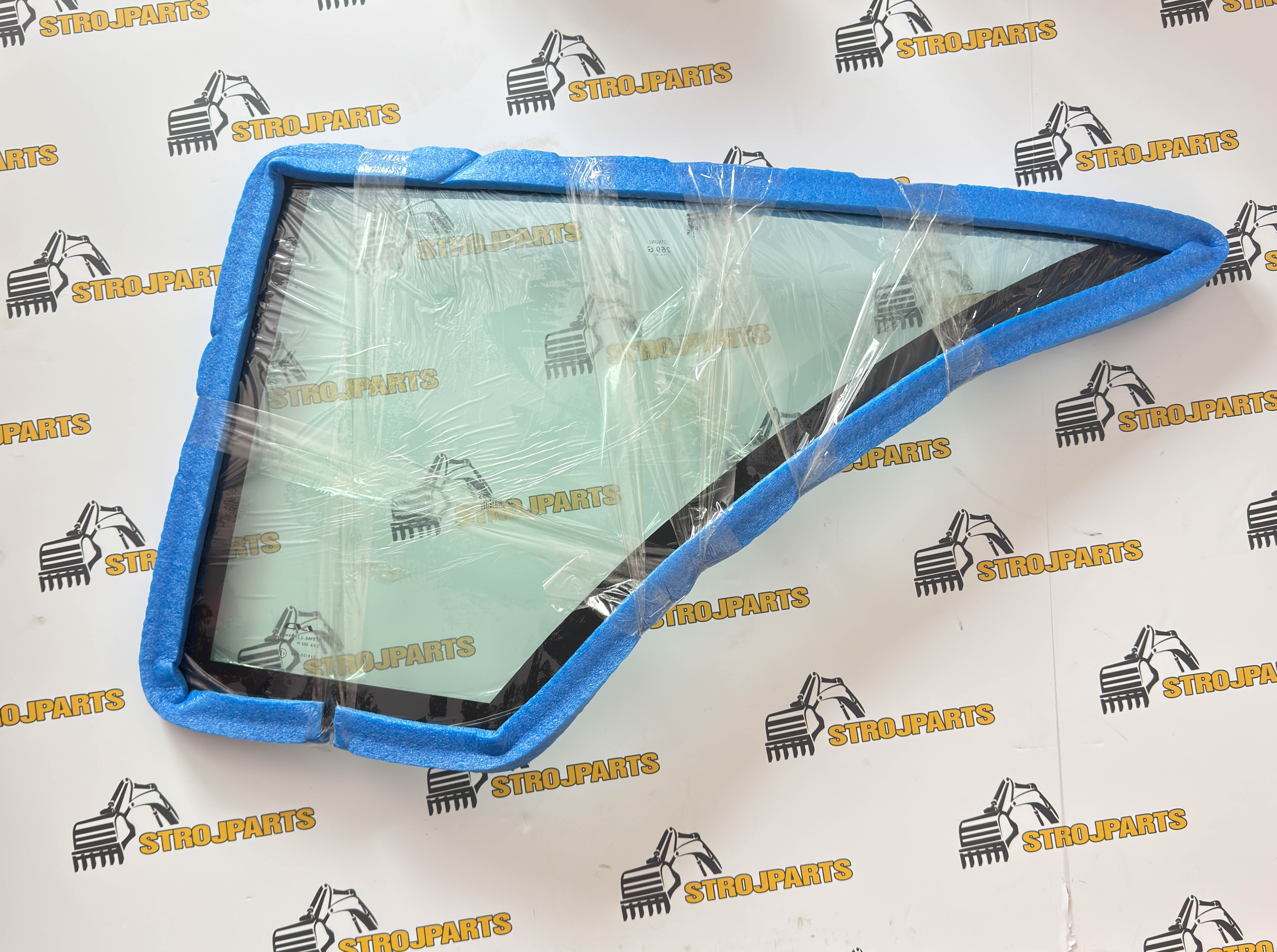 SKLO ZELENÉ TVRZENÉ SE SÍTOTISKEM CAT