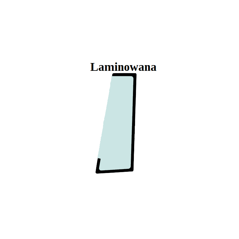 SKLO ČELNÍ BOČNÍ LEVÁ STRANA LAMINOVANÉ KOLOVÝ NAKLADAČ CAT 924F 1049733