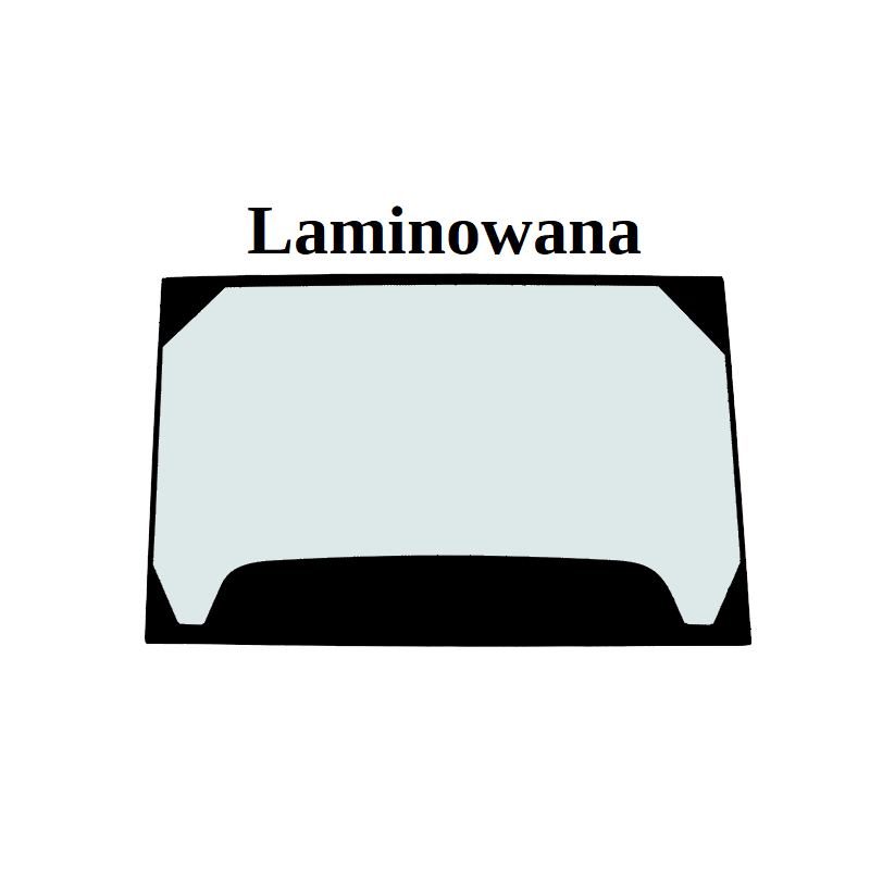 SKLO ČELNÍ LAMINOVANÉ  SÍTOTISK PRO DAMPR TEREX TA25 15275886