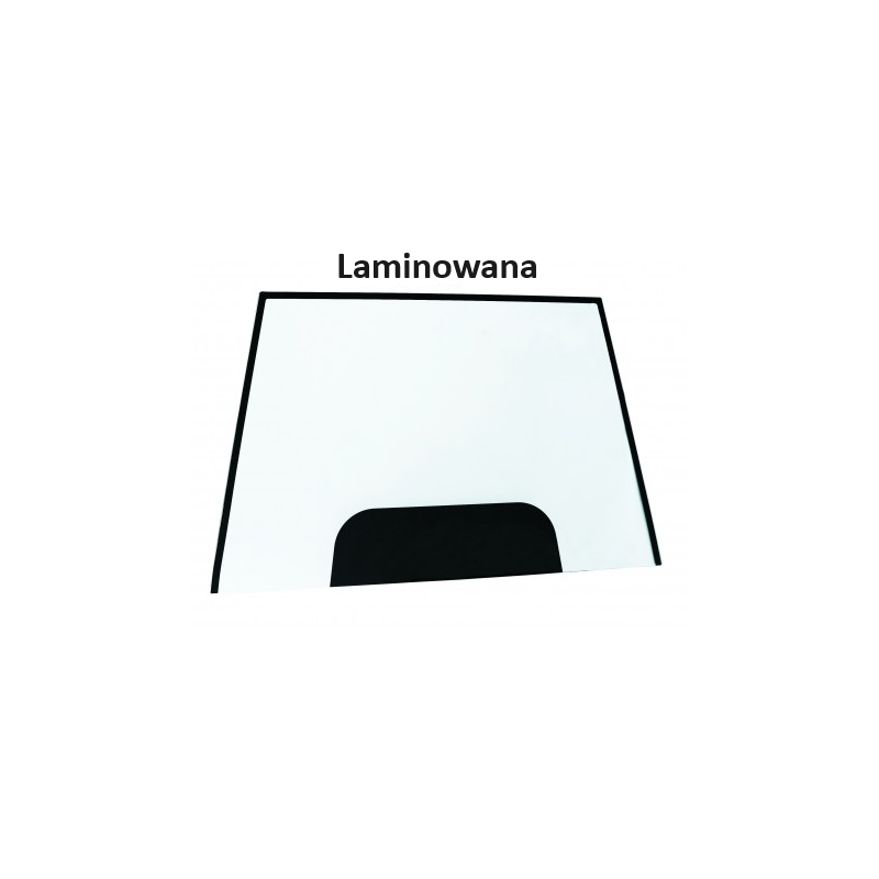 SKLO ČELNÍ LAMINOVANÉ  PRO RYPADLO-NAKLADAČ CAT 416D 428D 1641070