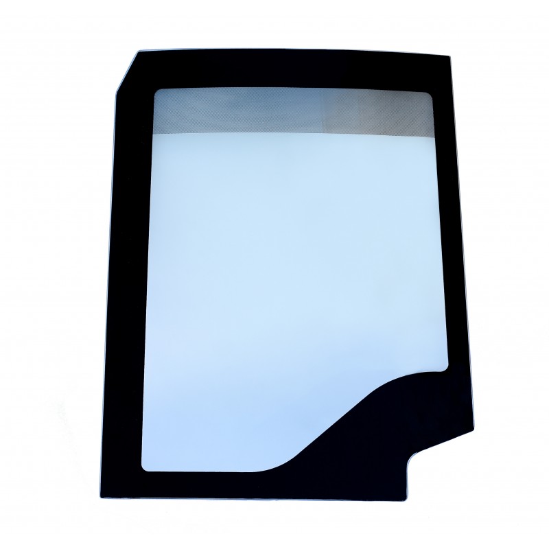 SKLO BOČNÍ ZA DVEŘMI LEVÉ SÍTOTISK MINIBAGR/KOLOVÝ BAGR KOMATSU PC80MR-3 PC88MR-3 21W-54-R1320