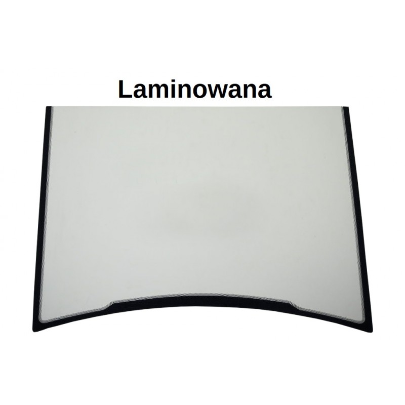 SKLO ČELNÍ HORNÍ LAMINOVANÉ SÍTOTISK RYPADLO-NAKLADAČ KOMATSU WB93R-2, 312-605-680