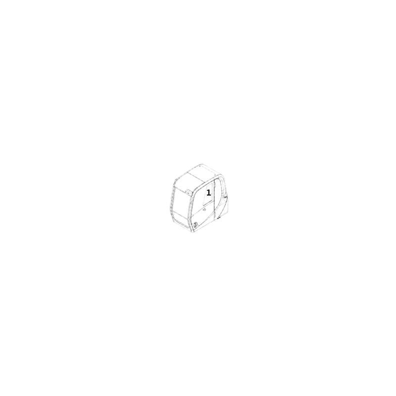 SKLO DVEŘÍ POSUVNÉ PÁSOVÉ/KOLOVÉ RYPADLO JCB JS145LC JS145W 333/J3904