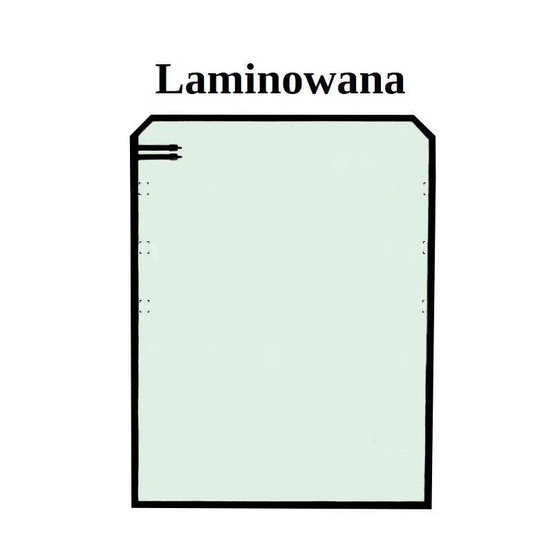 SKLO LAMINOVANÉ ZELENÉ SÍTOTISK CVA