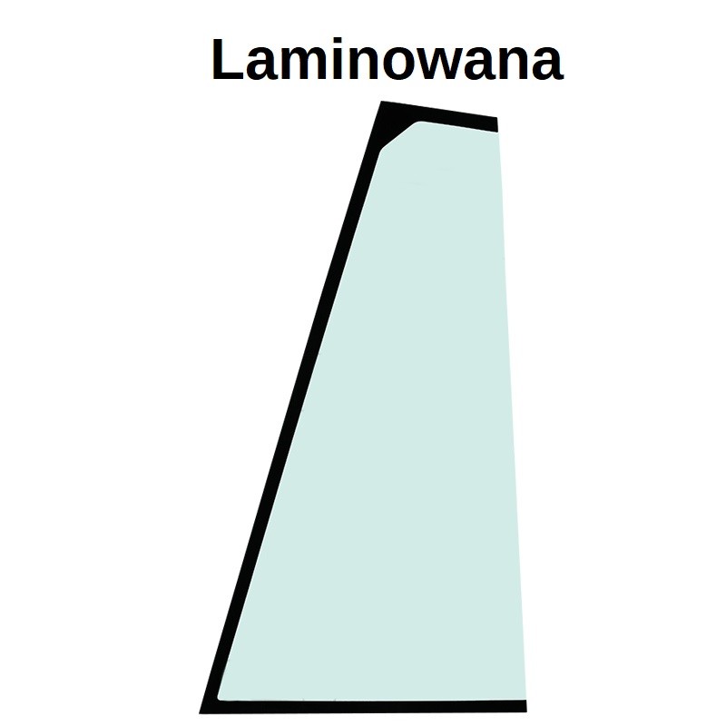 LAMINOVANÉ SKLO PŘEDNÍ LEVÁ/PRAVÁ STRANA KOLOVÝ NAKLADAČ KOMATSU WA200-8 419-926-5551