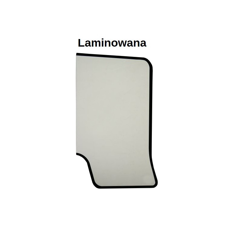 SKLO BOČNÍ ZA DVEŘMI LEVÁ STRANA LAMINOVANÉ SÍTOTISK KLOUBOVÝ DAMPR CATERPILLAR 745D 5080791