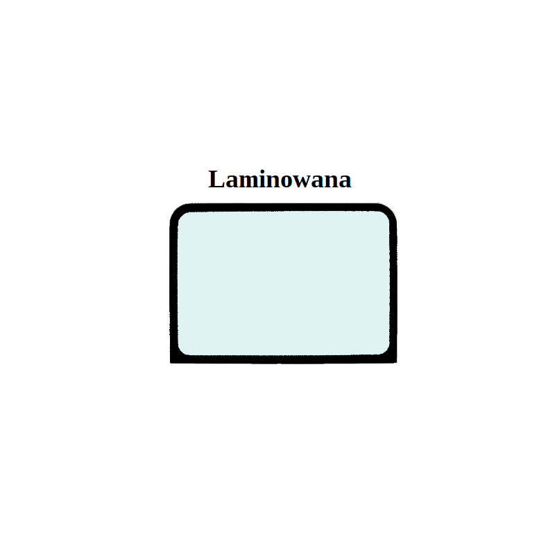 SKLO STŘEŠNÍ LAMINOVANÉLIEBHERR A904C R924C KOLOVÉ/PÁSOVÉ RYPADLO 7030318 - TLOUŠŤKA 19 MM