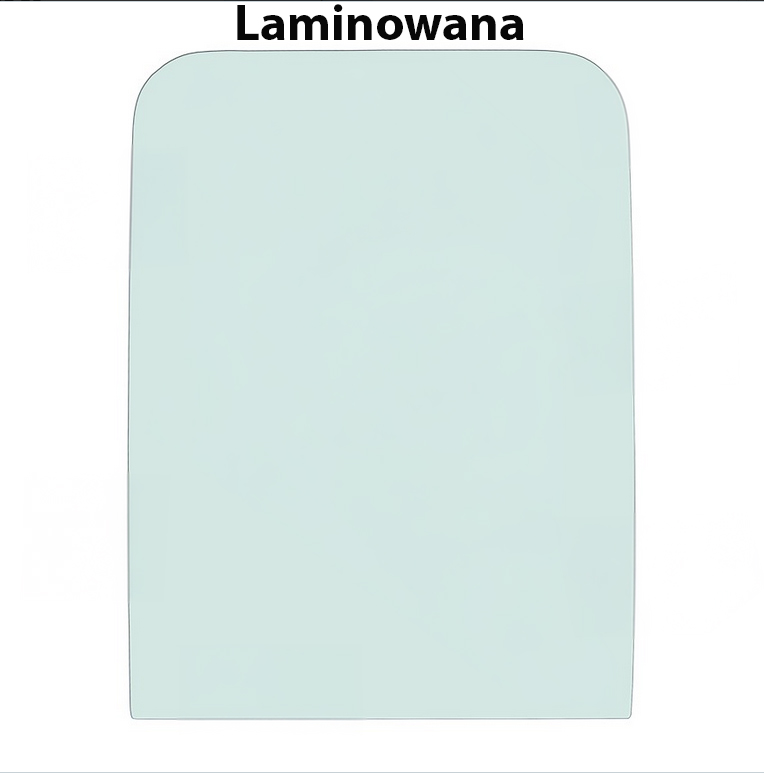 PŘEDNÍ HORNÍ ČÁST Z LAMINOVANÉ SKLA ZELENÉHO CVA