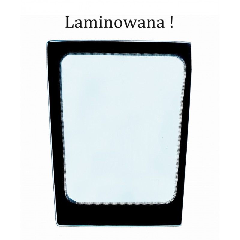 SKLO ČELNÍ SPODNÍ LEVÉ LAMINOVANÉ RYPADLO-NAKLADAČE JCB 3CX KABINA P12-2 827/30563
