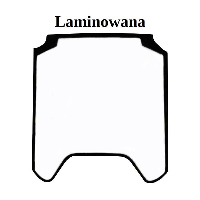 SKLO ČELNÍ LAMINOVANÉ  SÍTOTISK PRO KOLOVÝ NAKLADAČ LIEBHERR L507 93030790