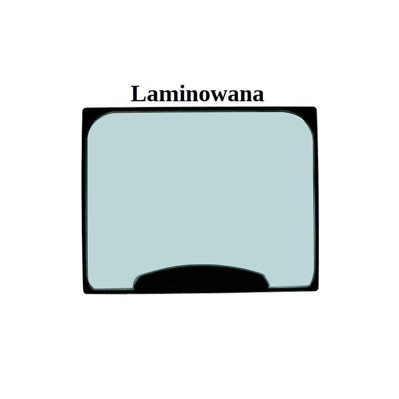 SKLO ČELNÍ LAMINOVANÉ RYPADLO-NAKLADAČ CASE 570SV NEW HOLLAND B95D