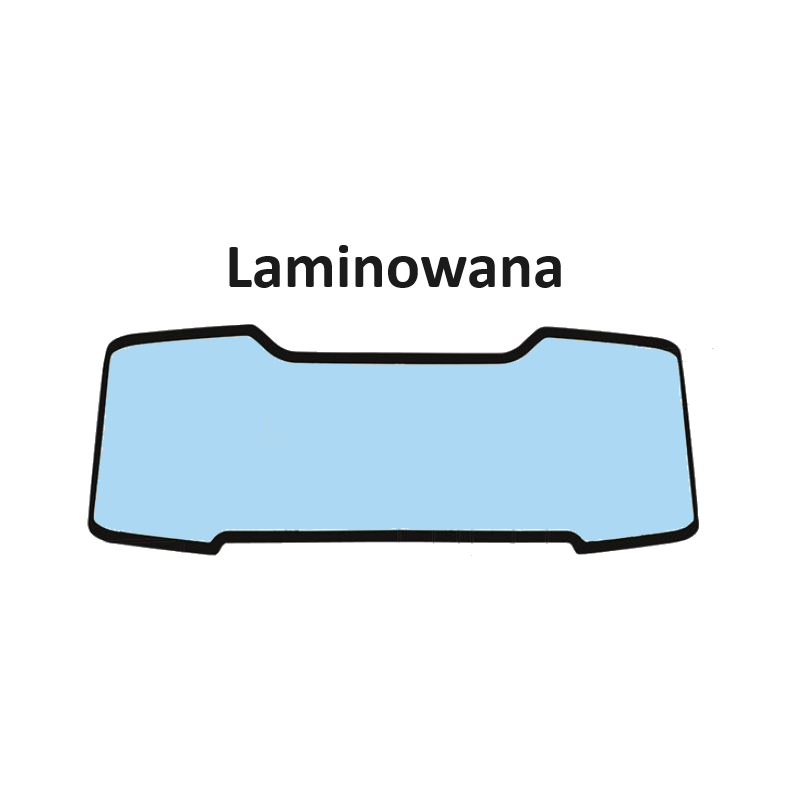 SKLO ČELNÍ LAMINOVANÉ KABINA ŘIDIČE MANITOWOC GROVE GMK 6400 CRANE (2688 MM X 948 MM)